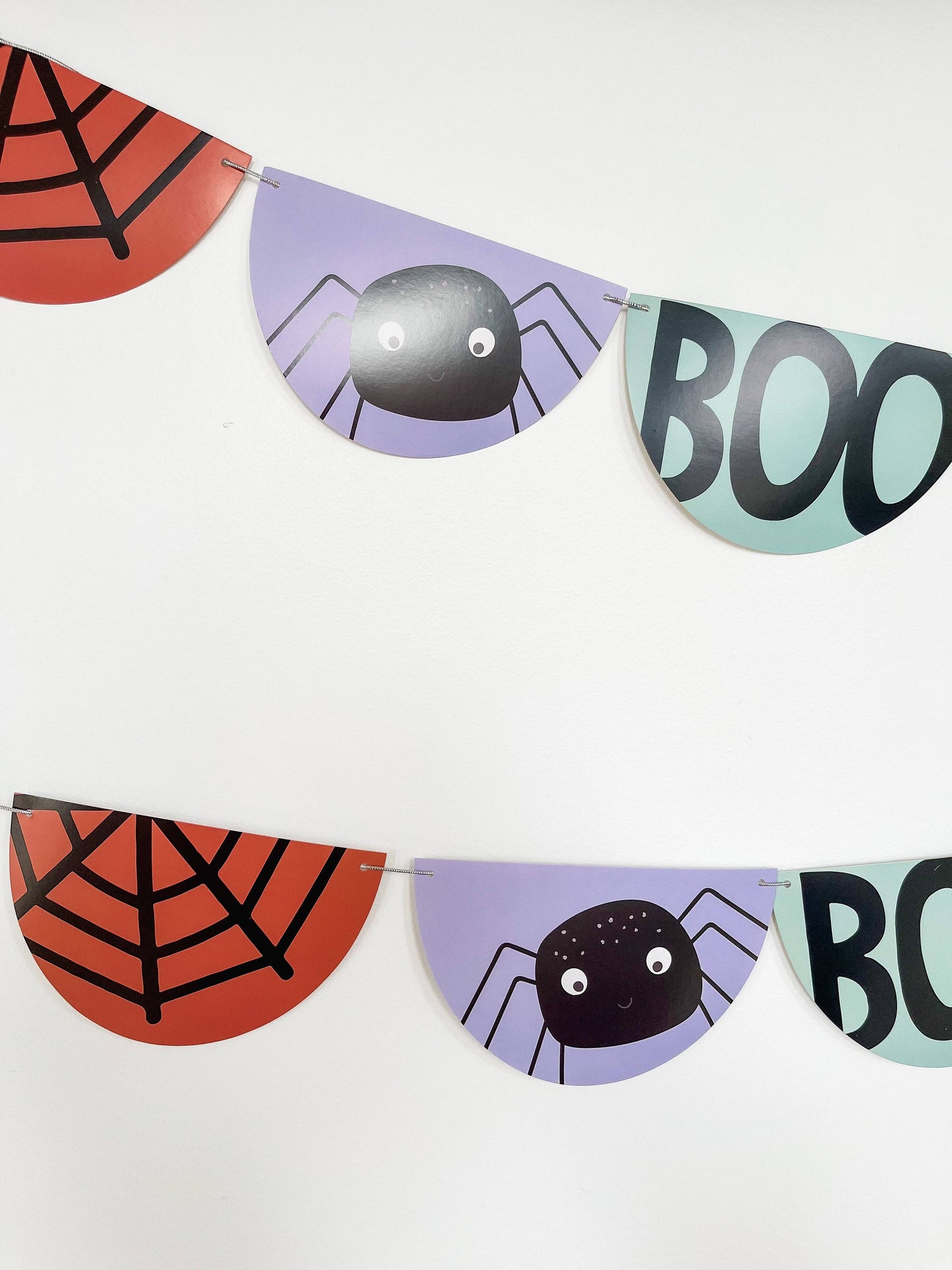 8 ' BOO Collection Scalloped Halloween Banner
