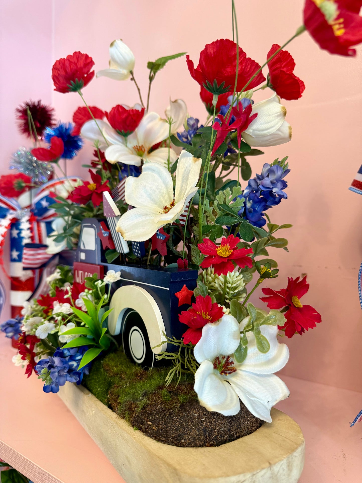 Star Spangled Truck Centerpiece