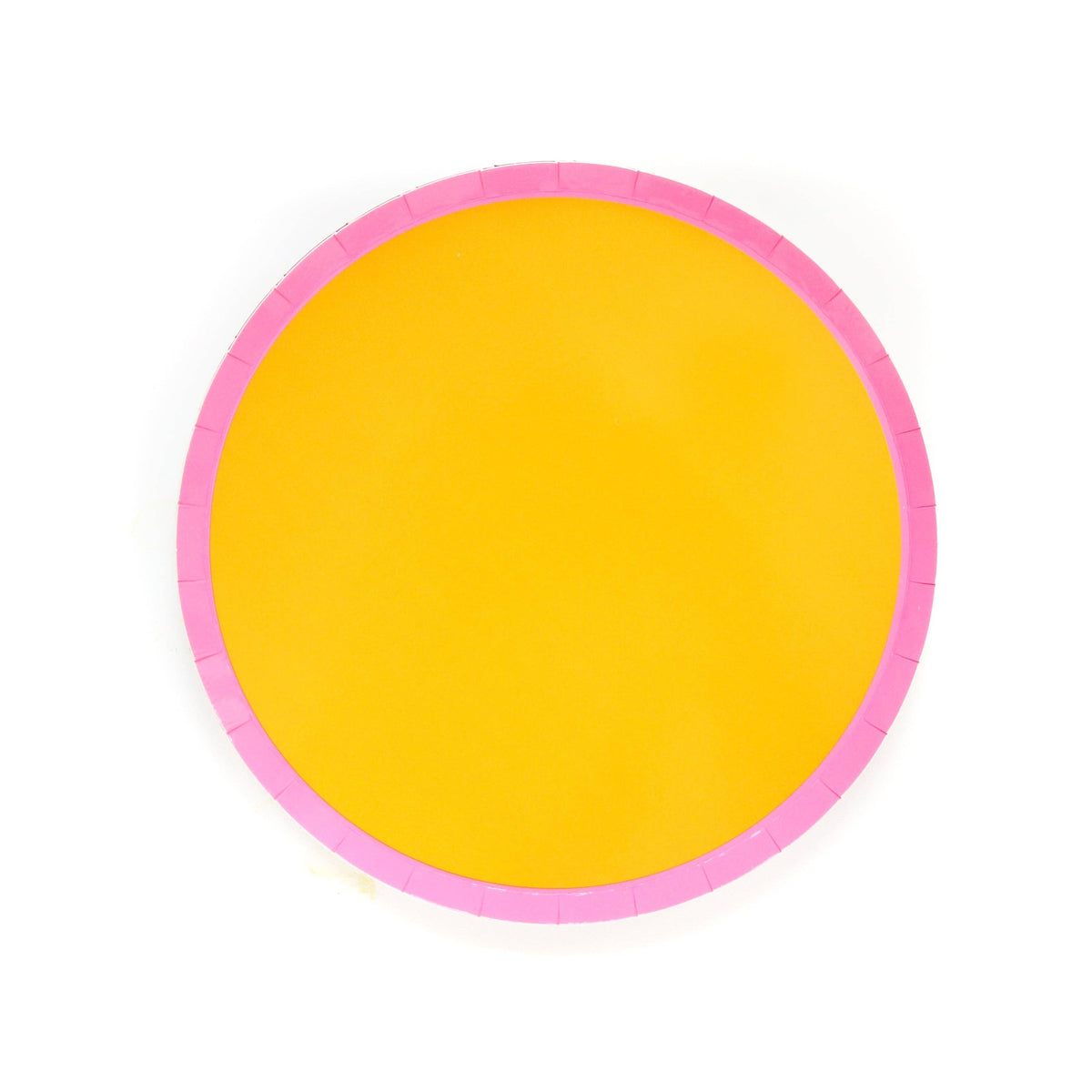 8" Color Blocked Paper Plates - 8 Per Pack
