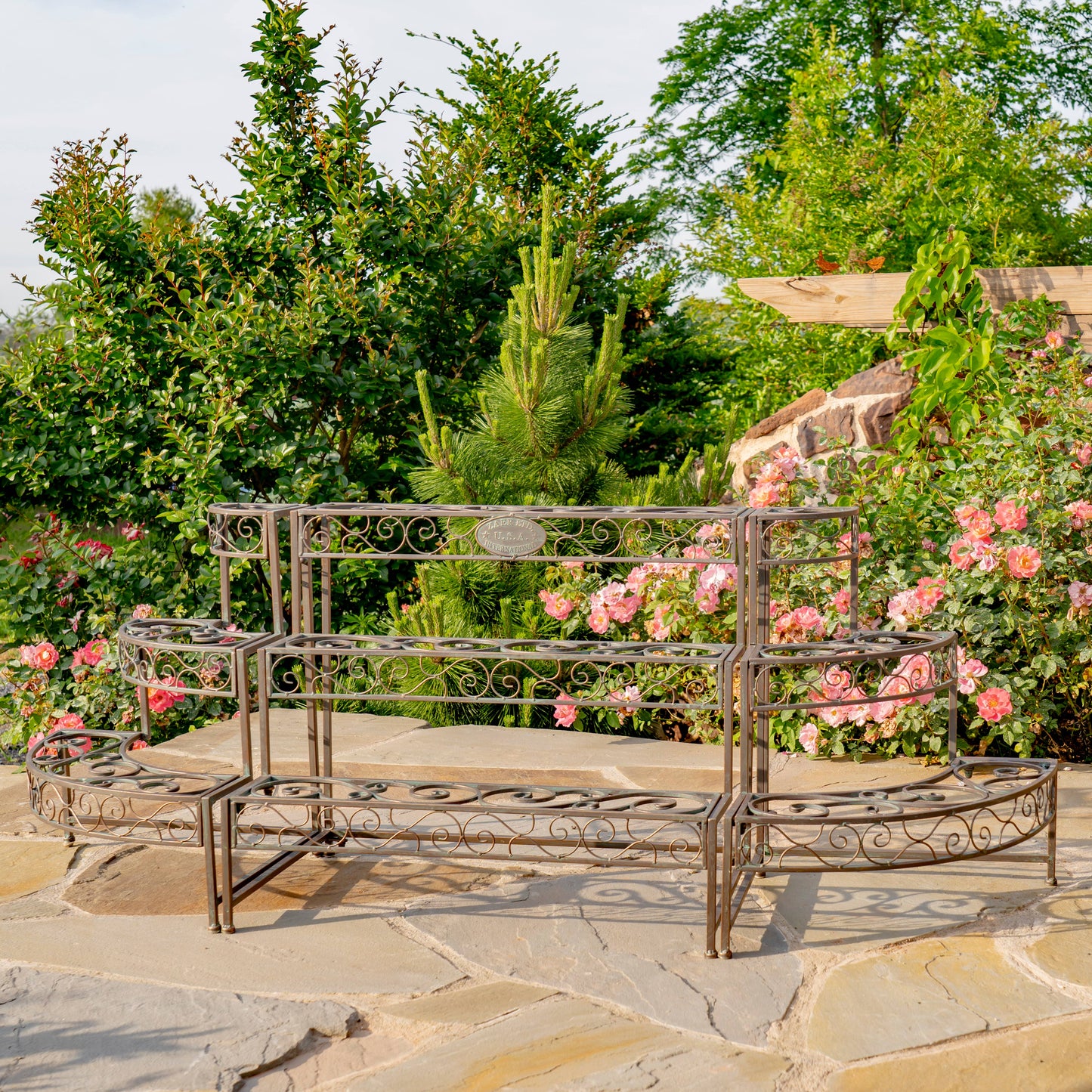 Three Tier Metal Plant Stand Display