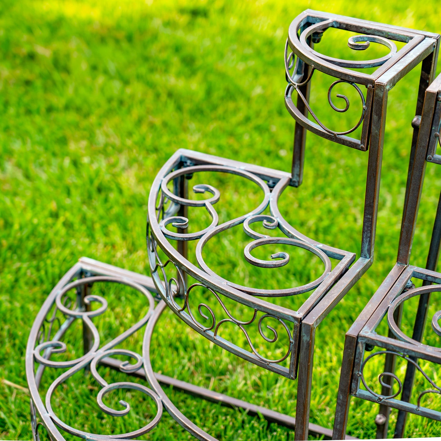 Three Tier Metal Plant Stand Display