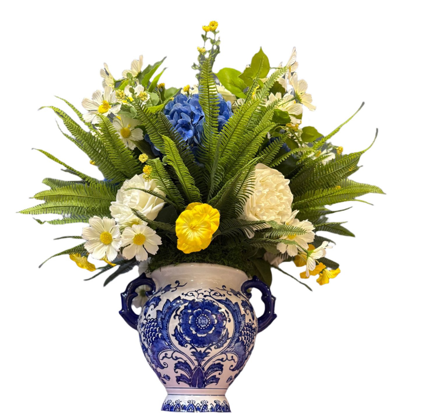 Blanco Blue & White Grandure