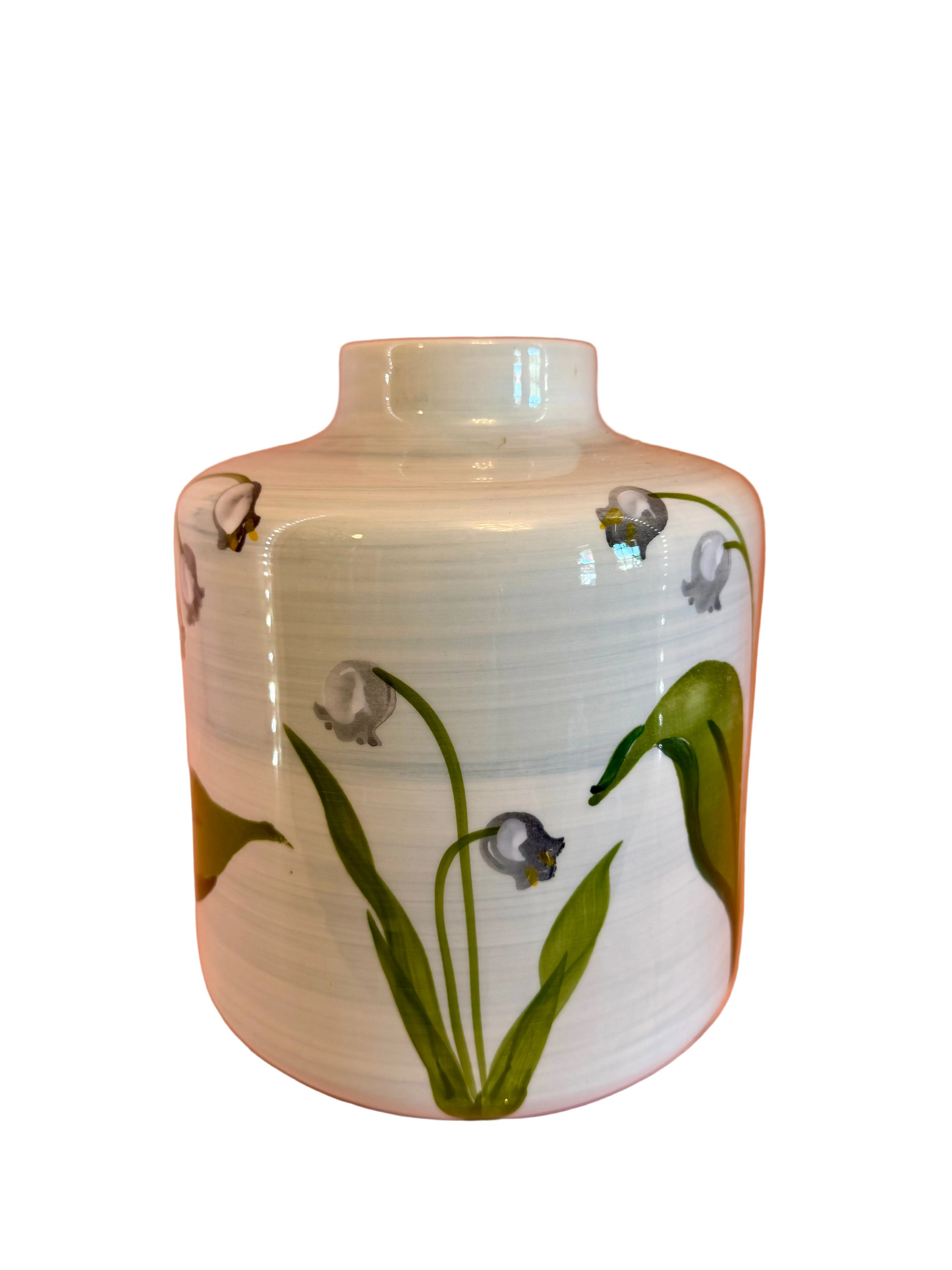 Lily of the Valley Ceramic Vase