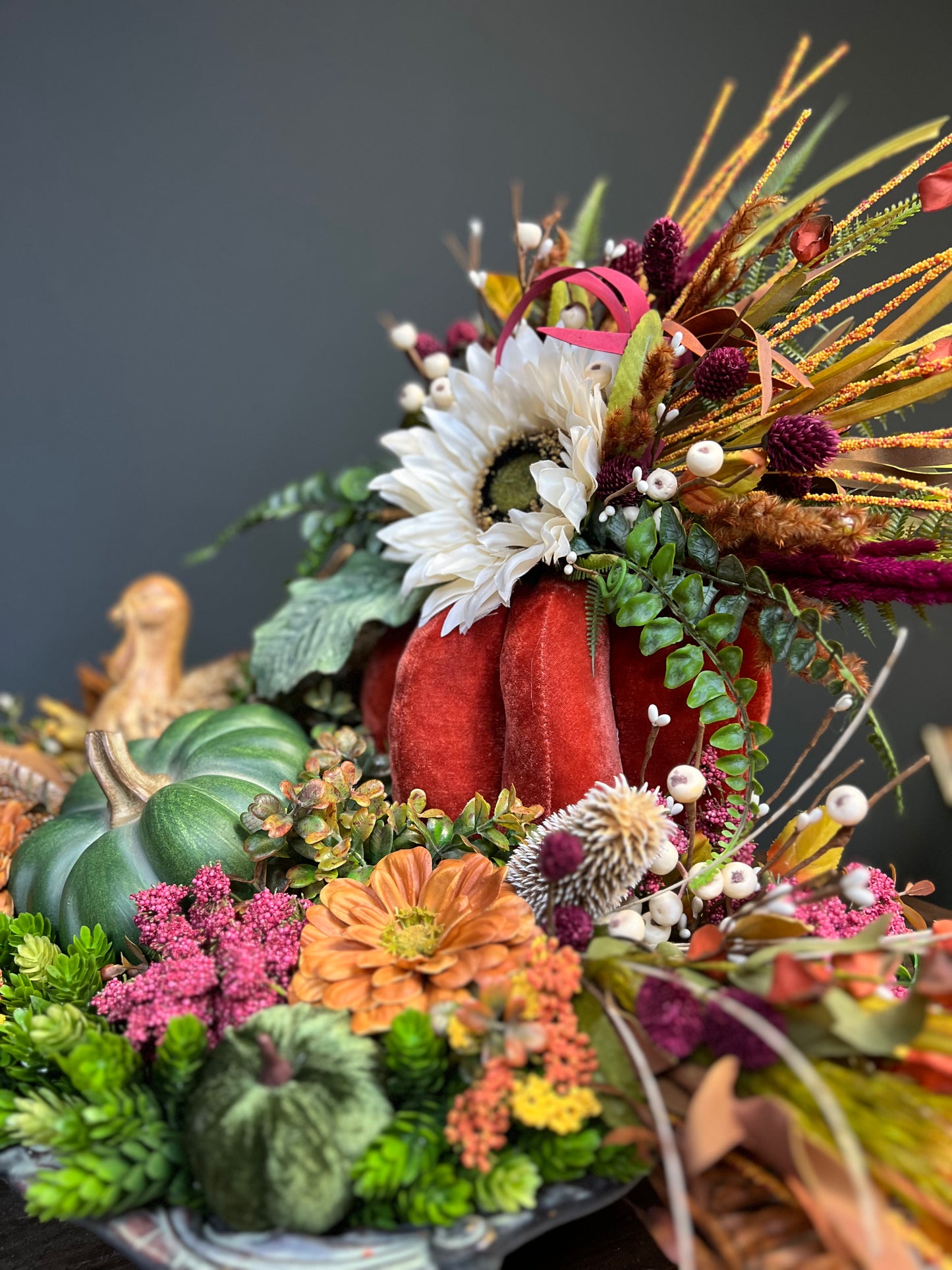 Harvest Tray Centerpiece