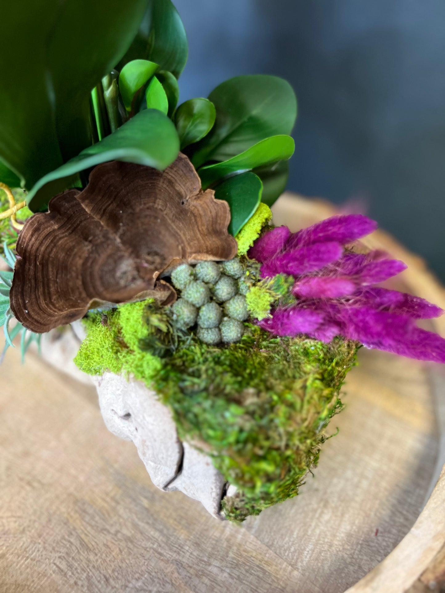 Grapevine & Real Touch Orchid Arrangement