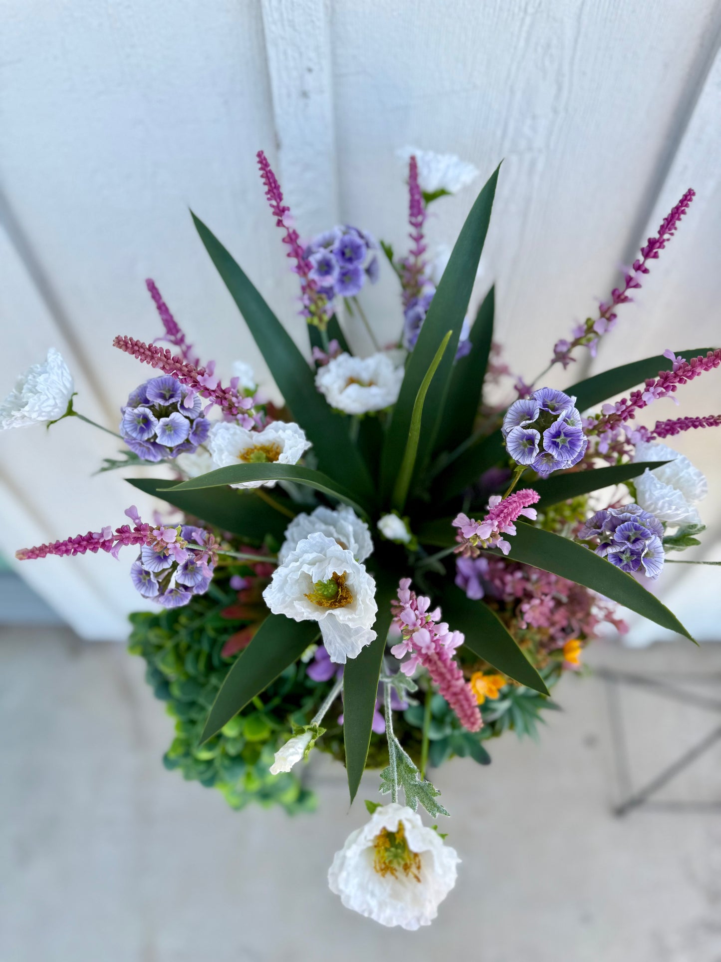 Elevated Garden Urn Arrangements