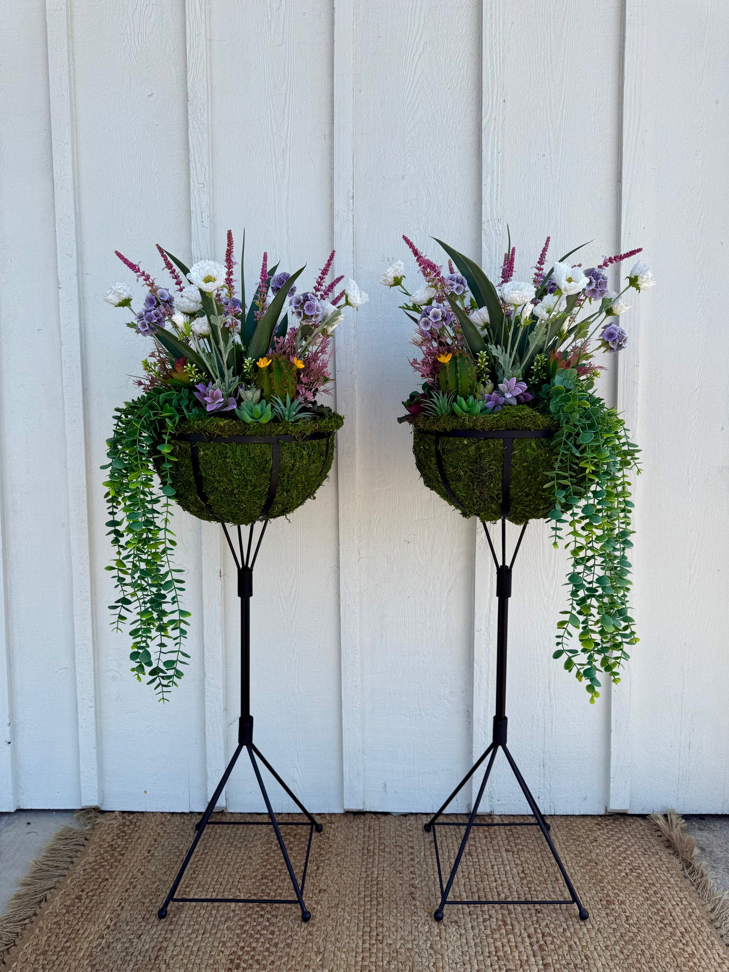 Elevated Garden Urn Arrangements