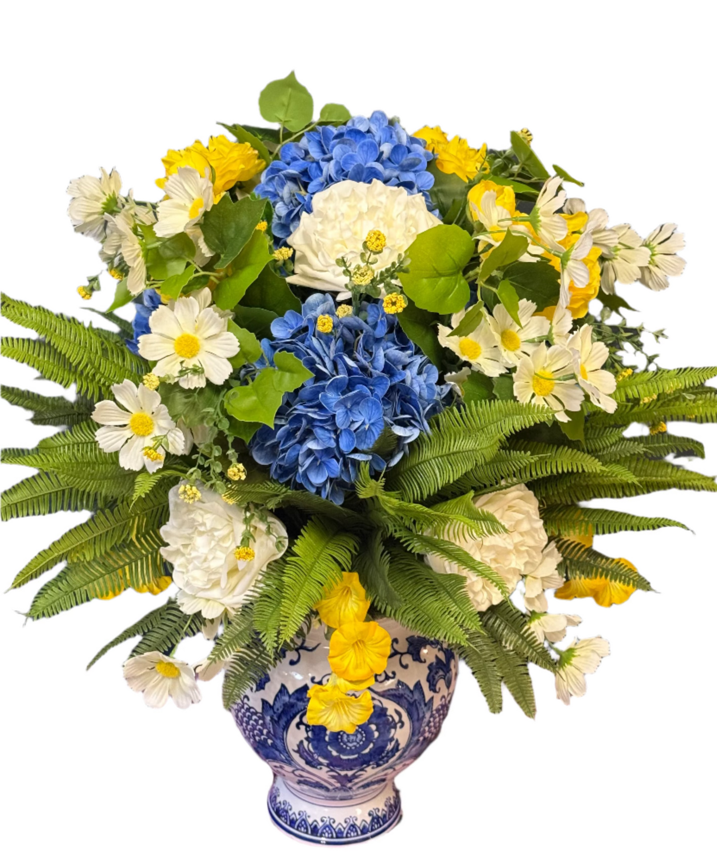 Blanco Blue & White Grandure