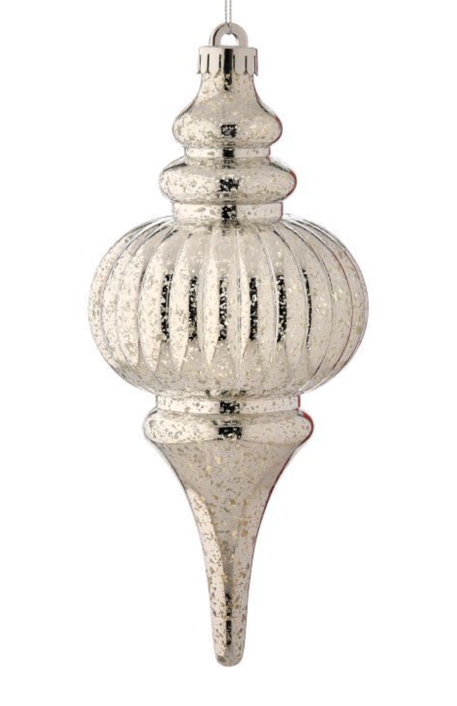 VP MERCURY RIDGED FINIAL ORN 2PC AC/BOX 10" VP MERCURY RIDGED FINIAL ORN 2PC AC/BOX