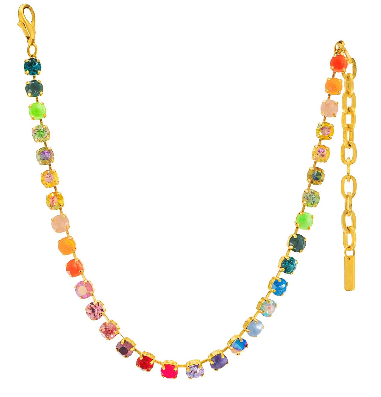 Oakland Necklace-Watermelon Rainbow