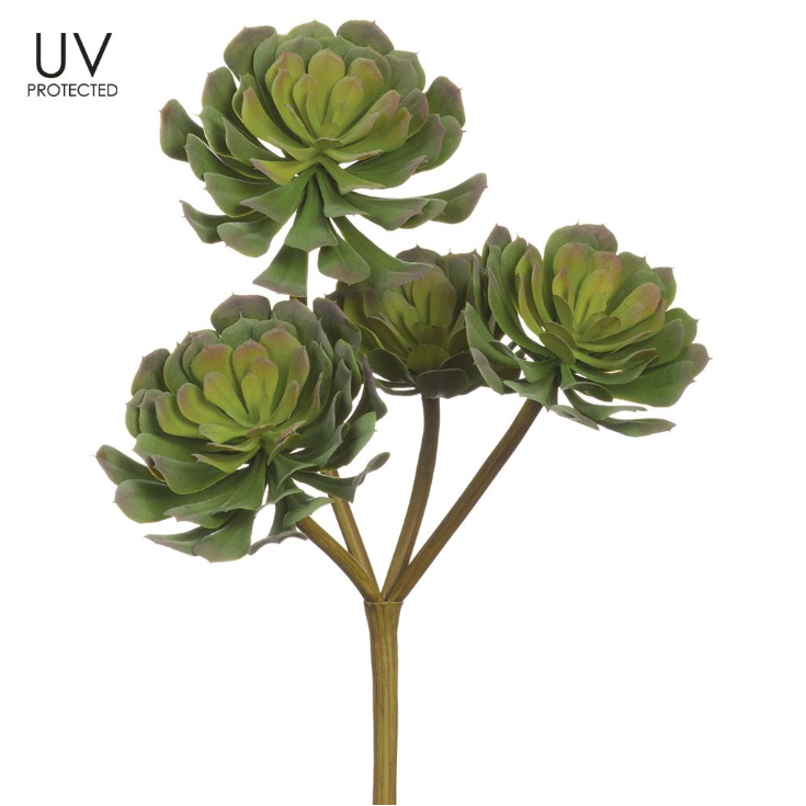2.5" UV Protected Real Touch Echeveria Spray