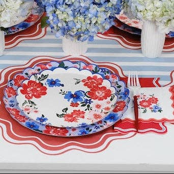 Summer Floral Cocktail Napkins - 16 Per Pack