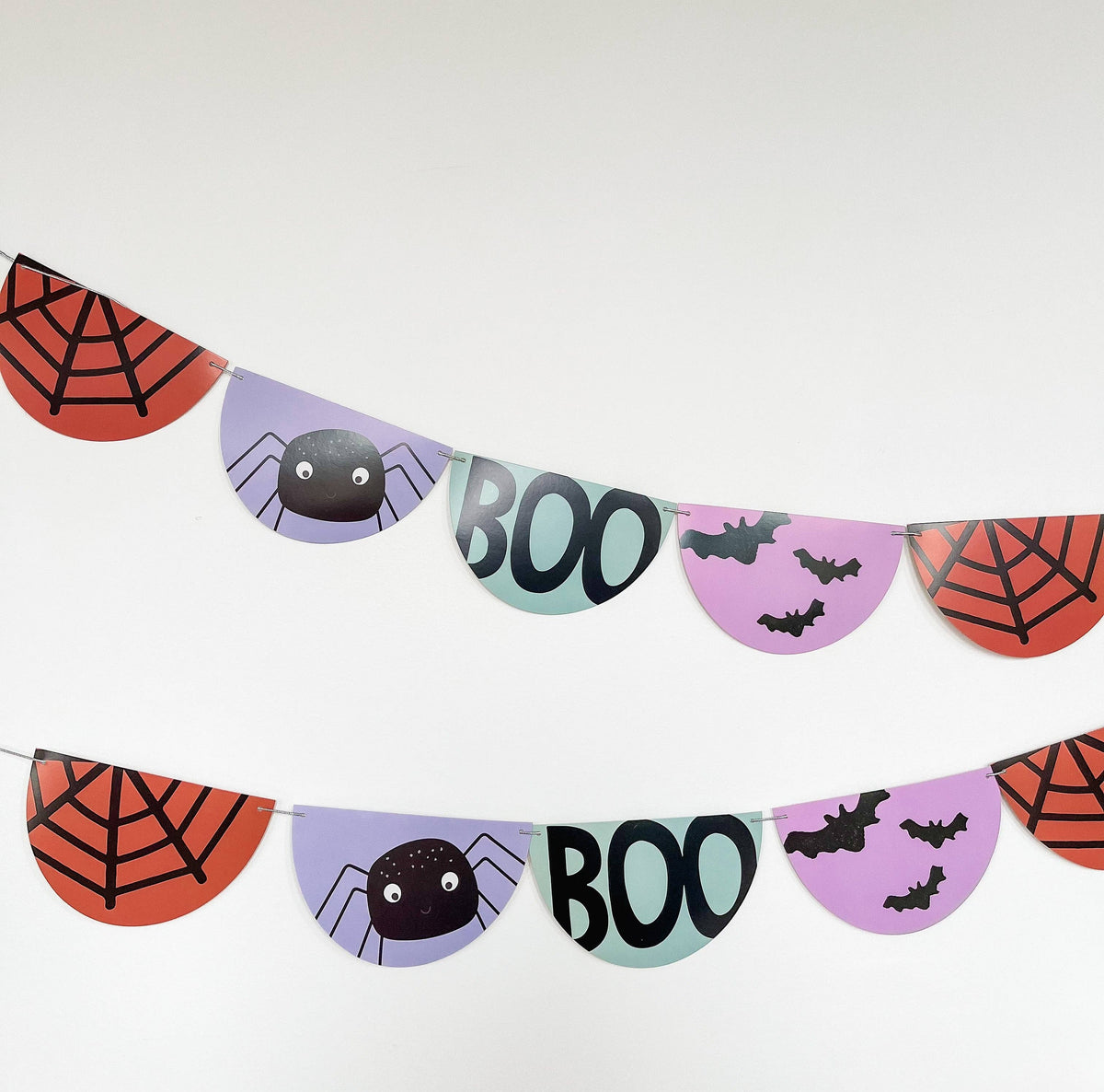8 ' BOO Collection Scalloped Halloween Banner