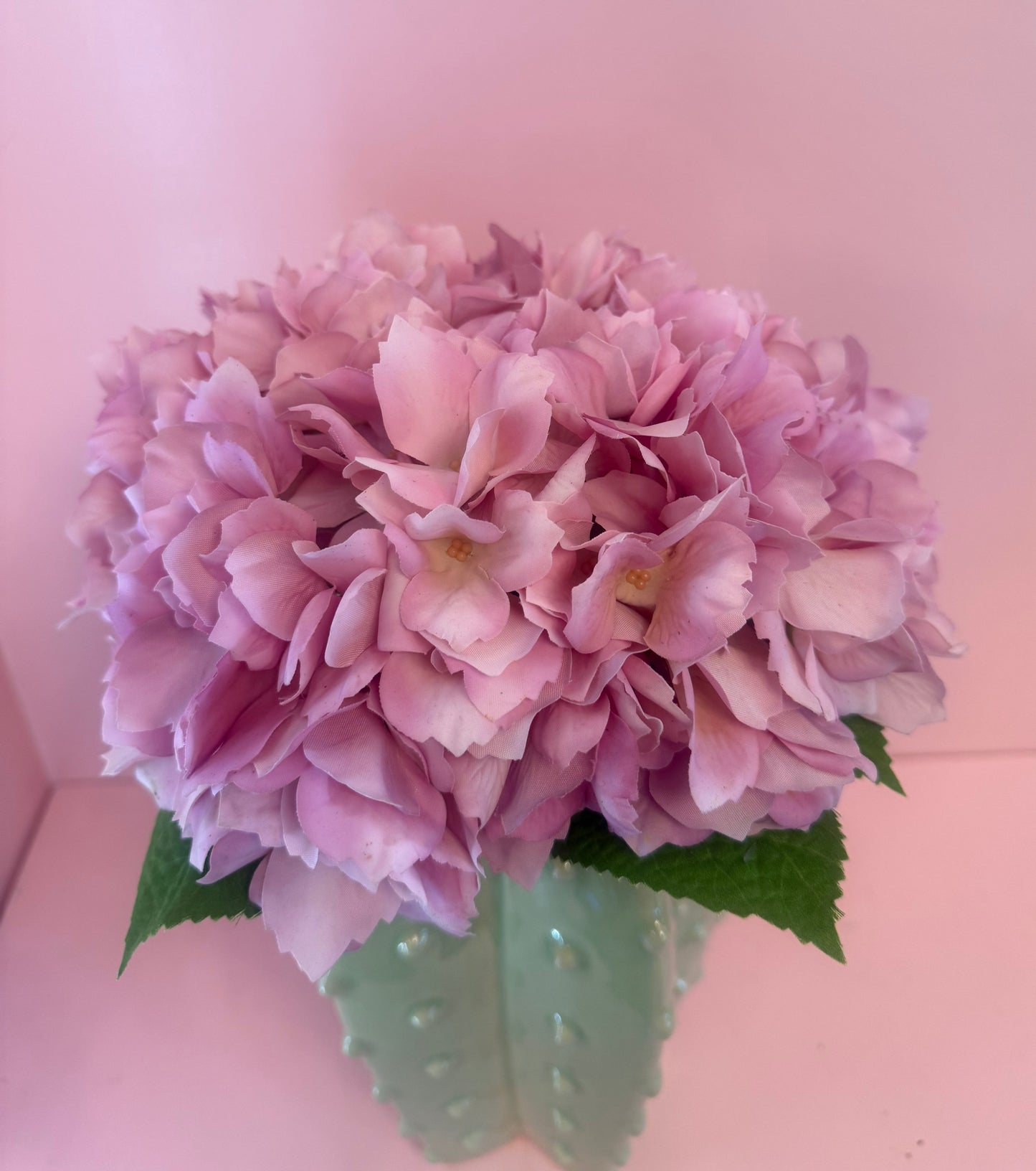 Real Touch Large Mauve Hydrangea Bloom