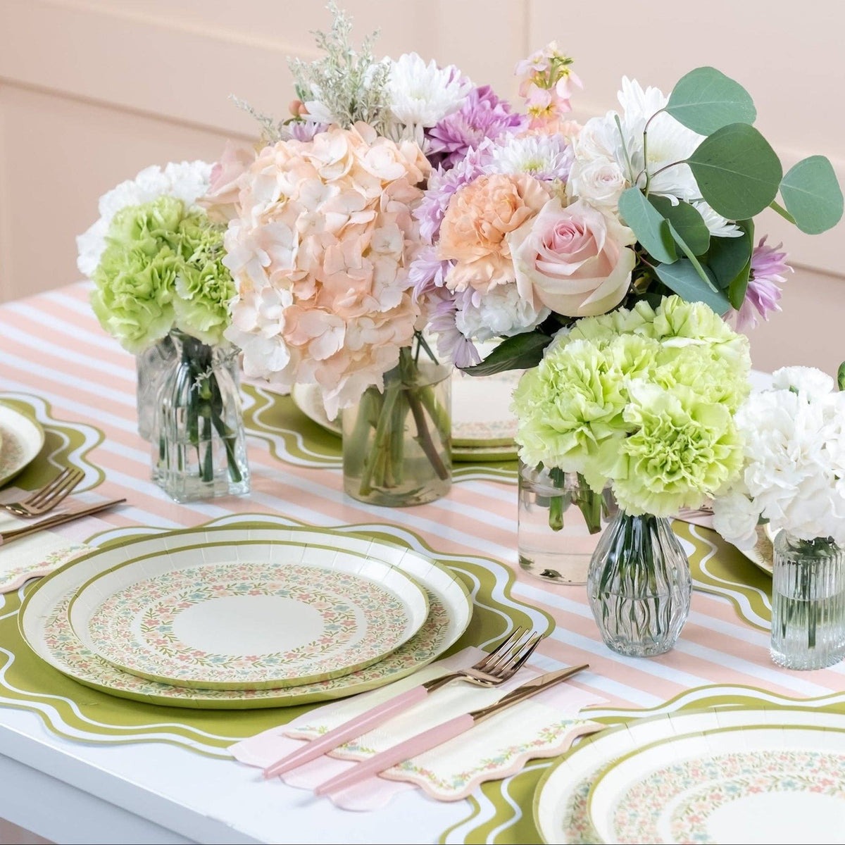Striped Table Paper Runners