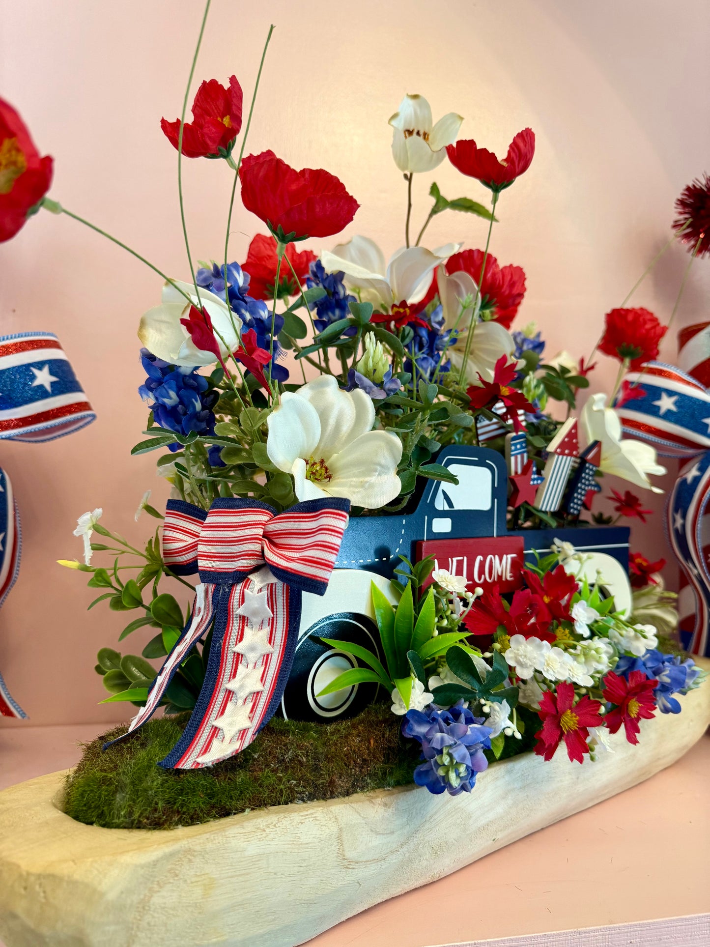 Star Spangled Truck Centerpiece