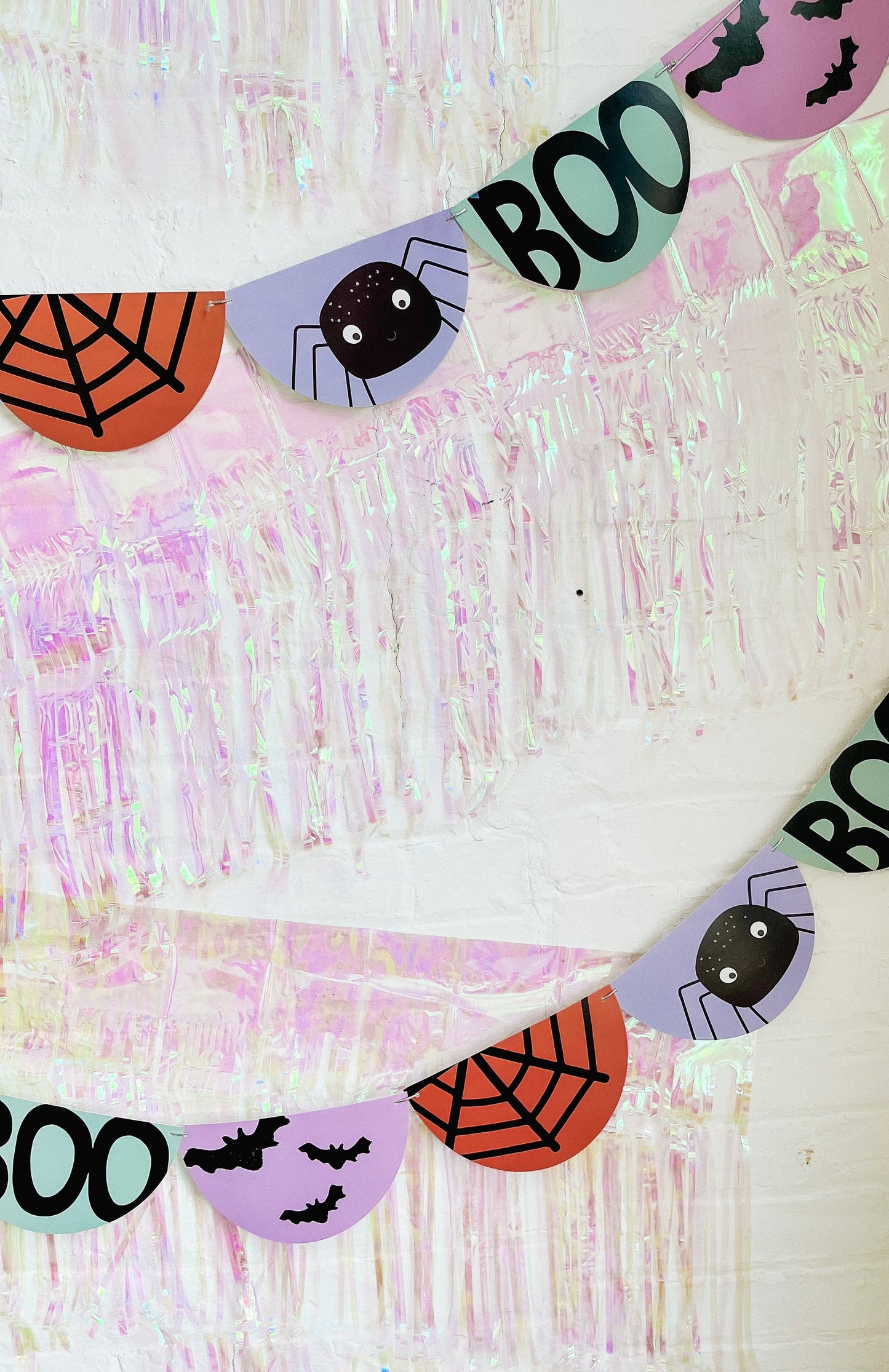 8 ' BOO Collection Scalloped Halloween Banner