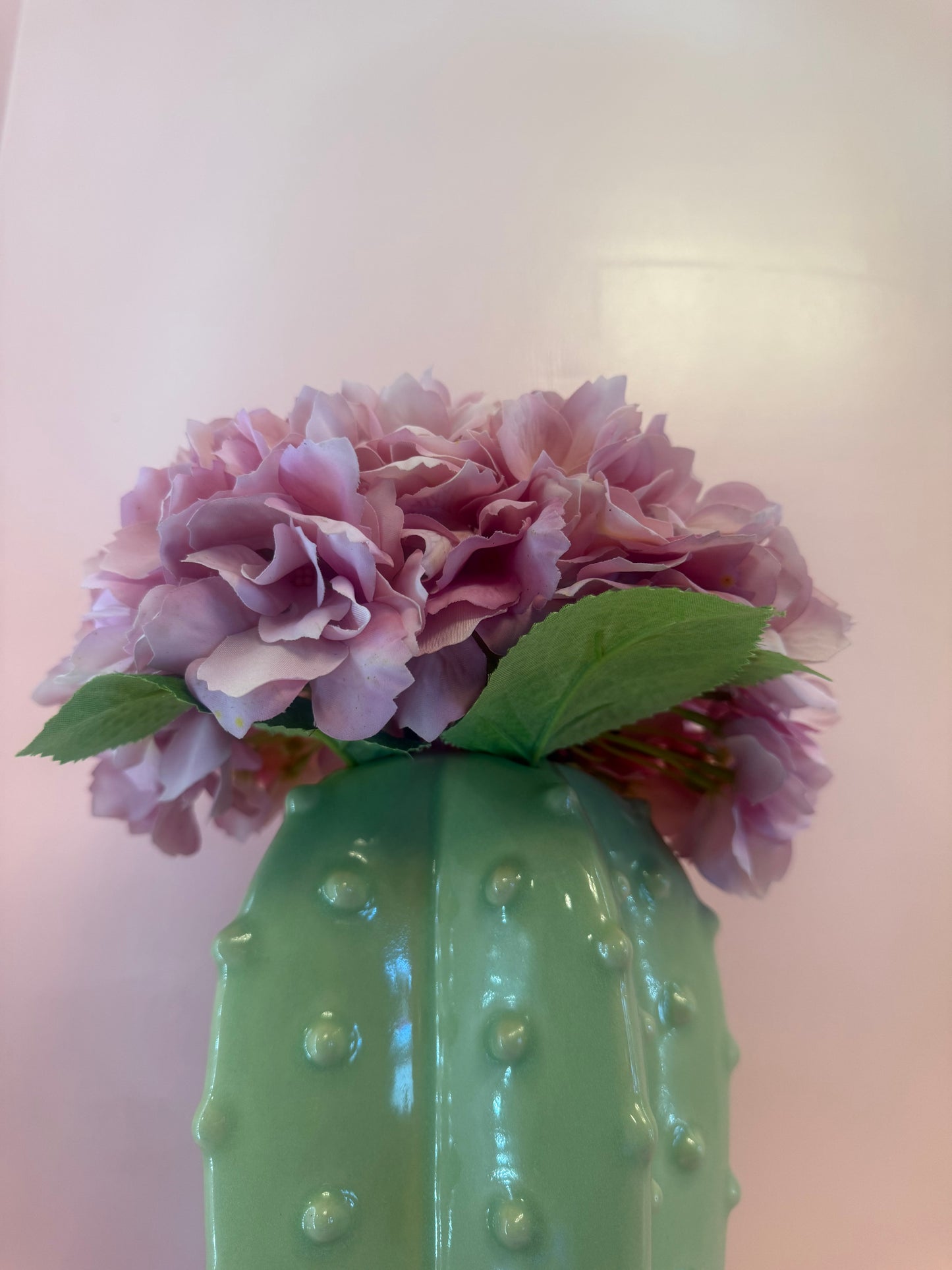Real Touch Large Mauve Hydrangea Bloom