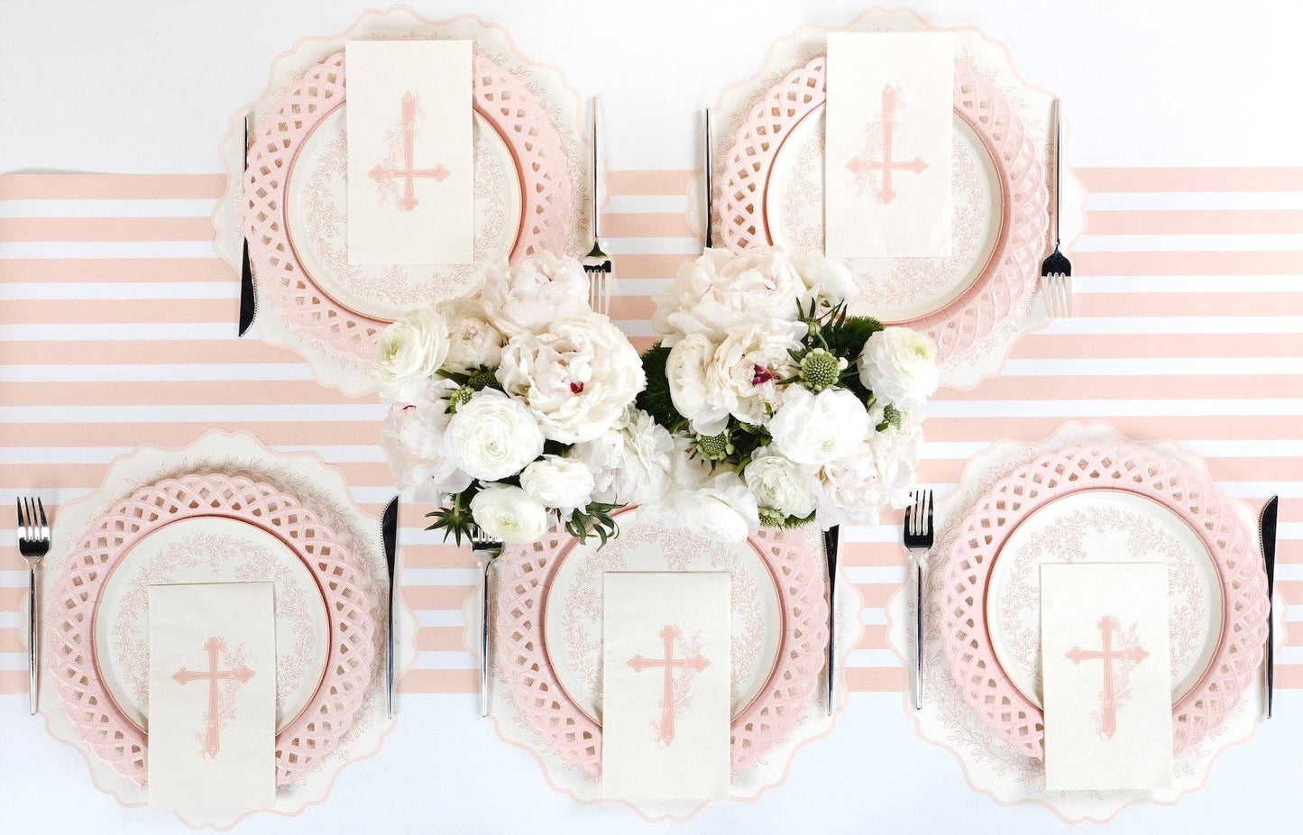 11.5" Basketweave Dinner Paper Plates - Pack of 8