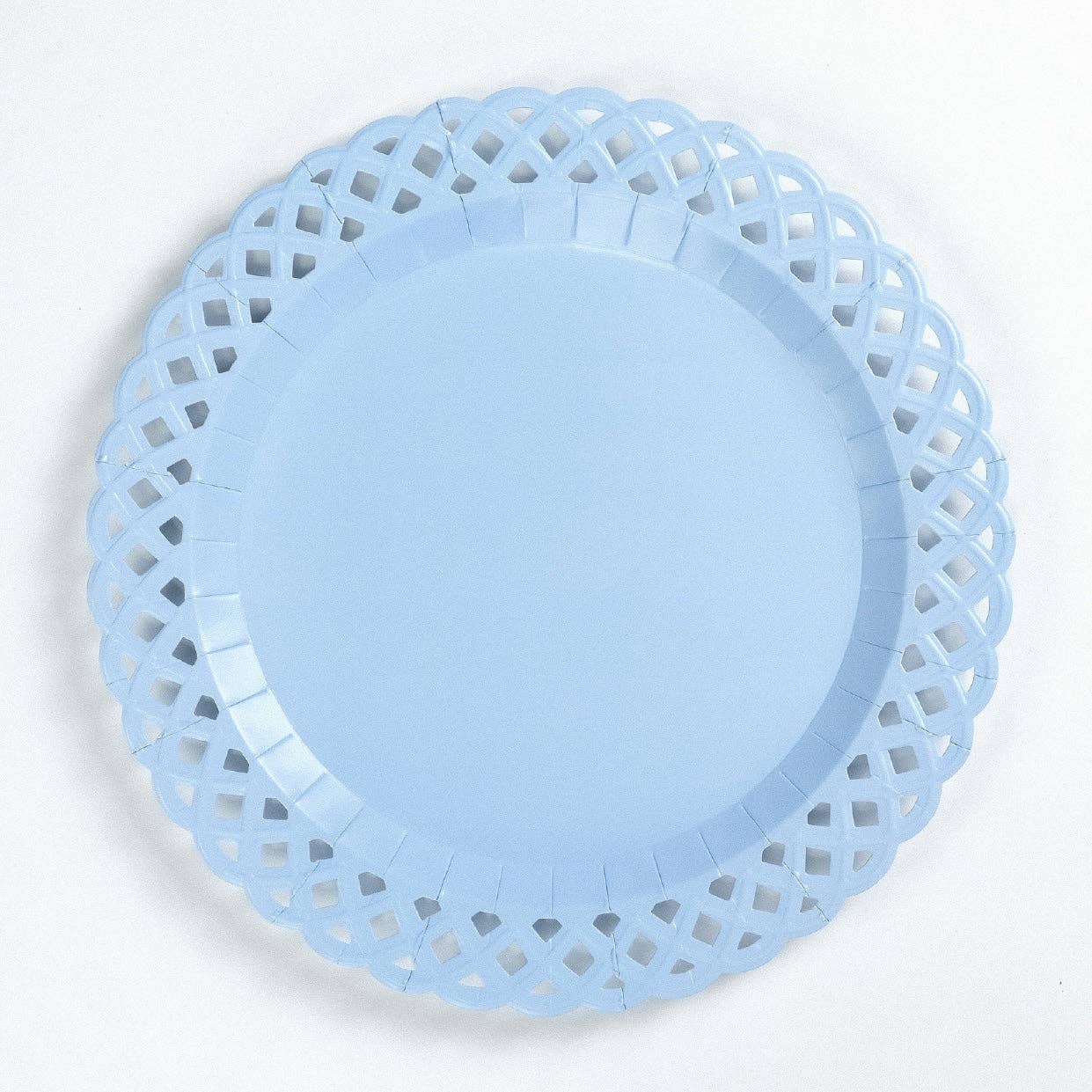 11.5" Basketweave Dinner Paper Plates - Pack of 8