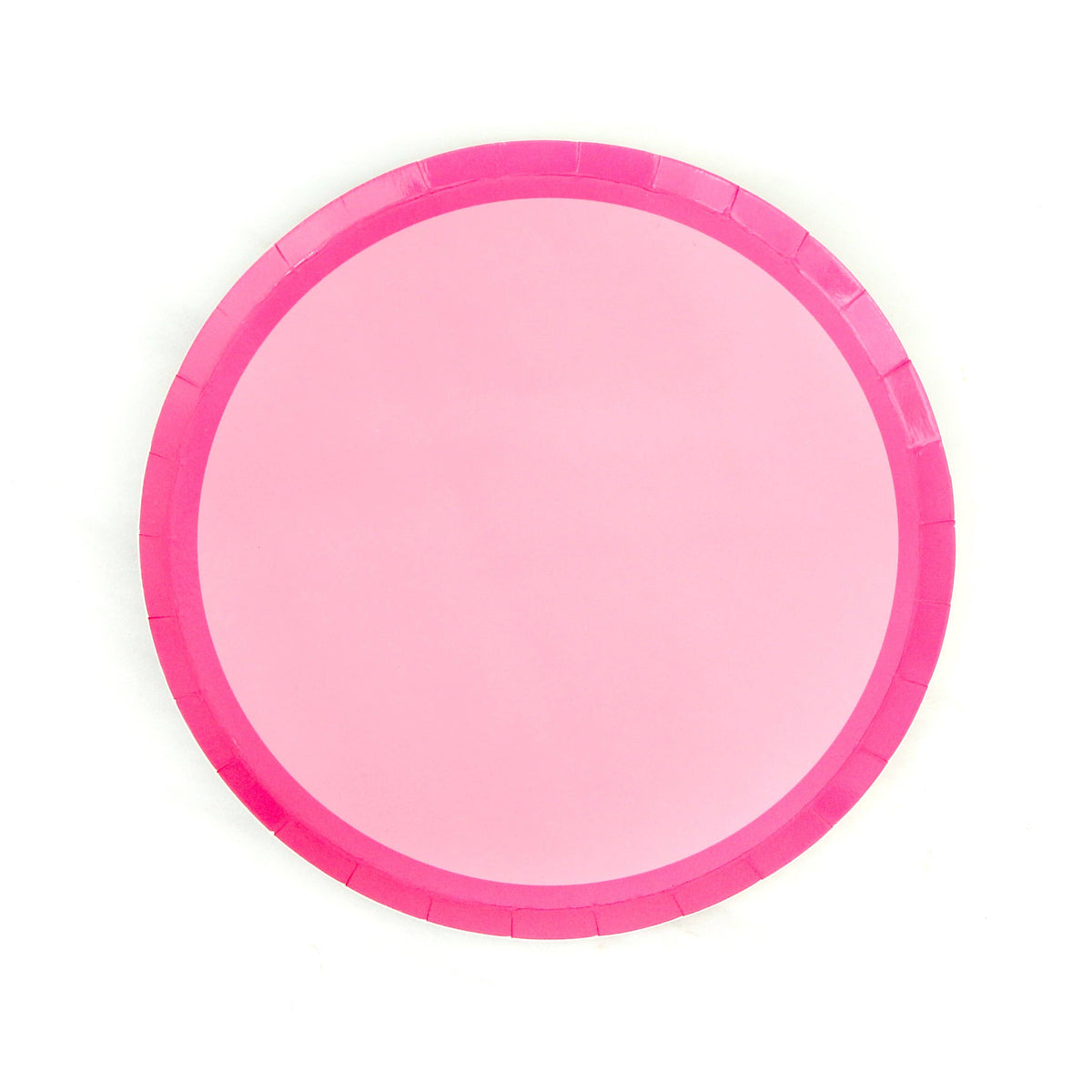 8" Color Blocked Paper Plates - 8 Per Pack