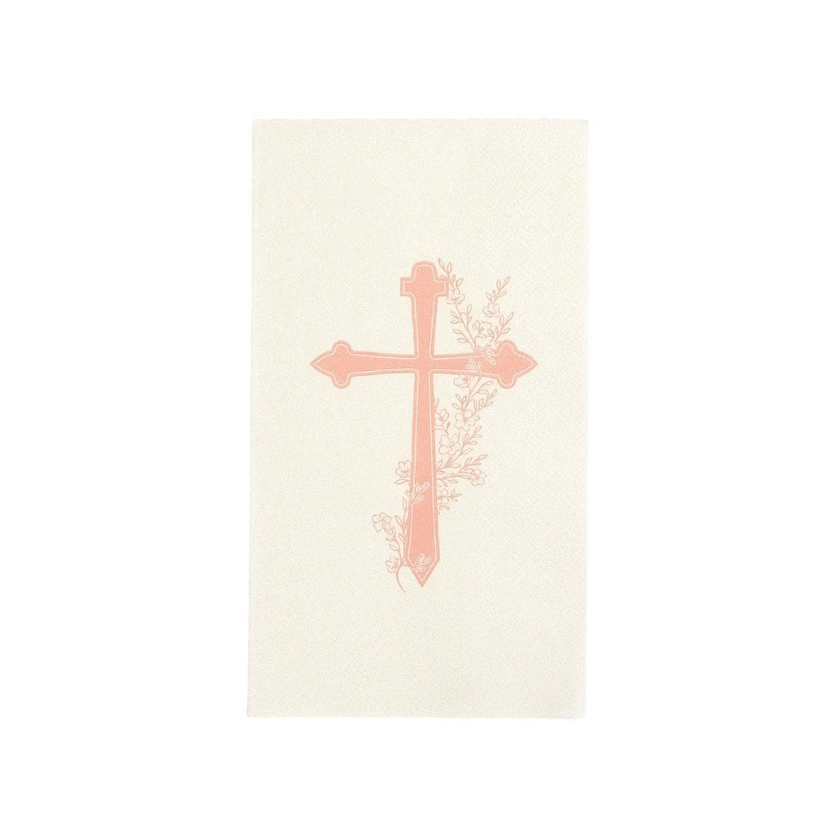 Cross Floral Elegance Guest Towels - 16 Per Pack