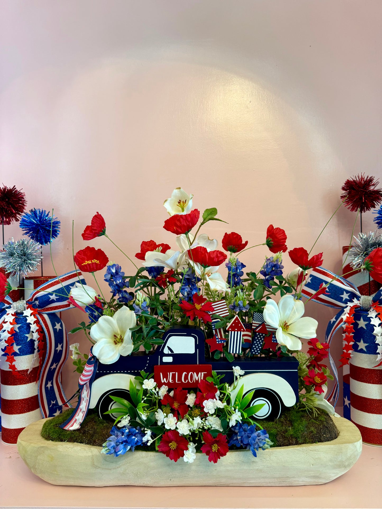 Star Spangled Truck Centerpiece