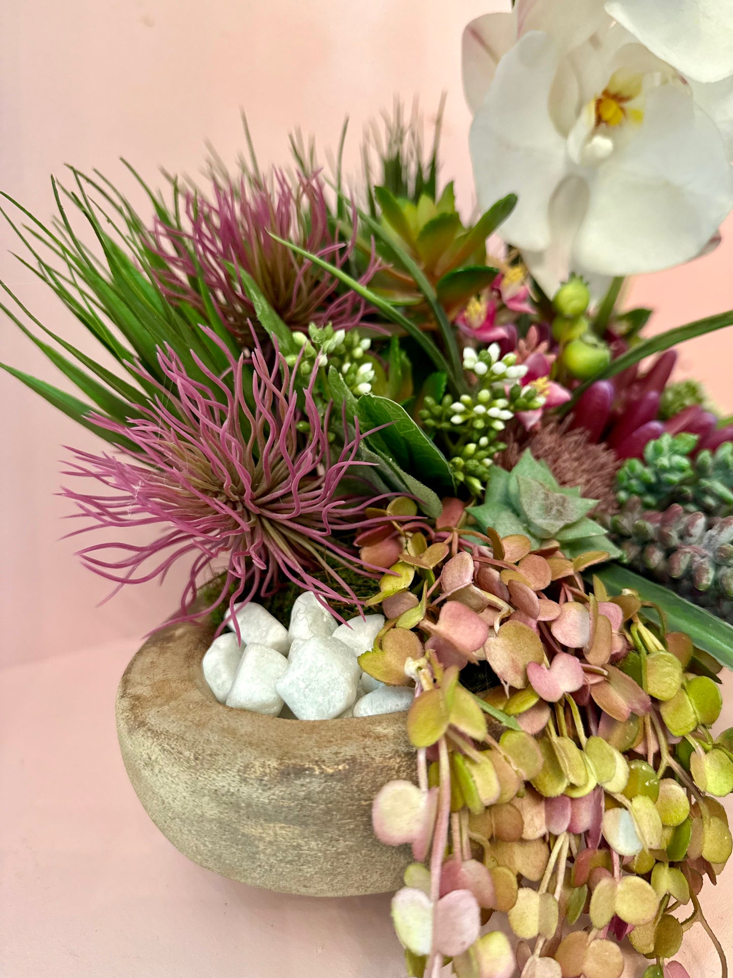 Luxe Orchid & Succulent Garden