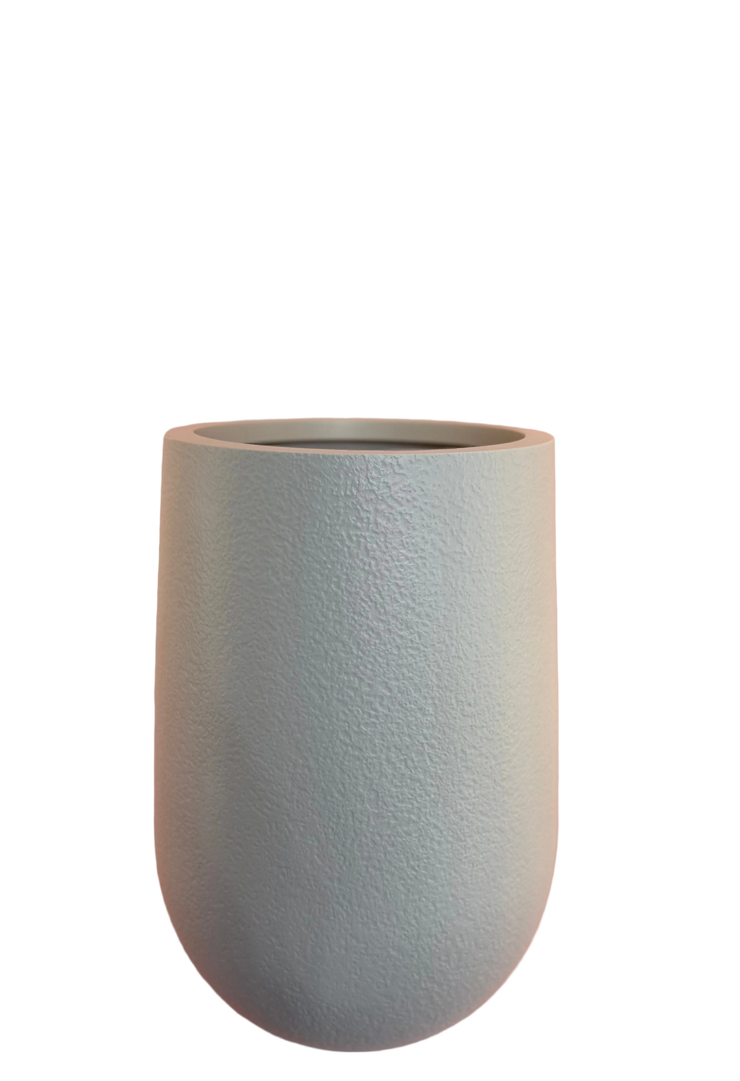 Off-White Textured Outdoor Planter