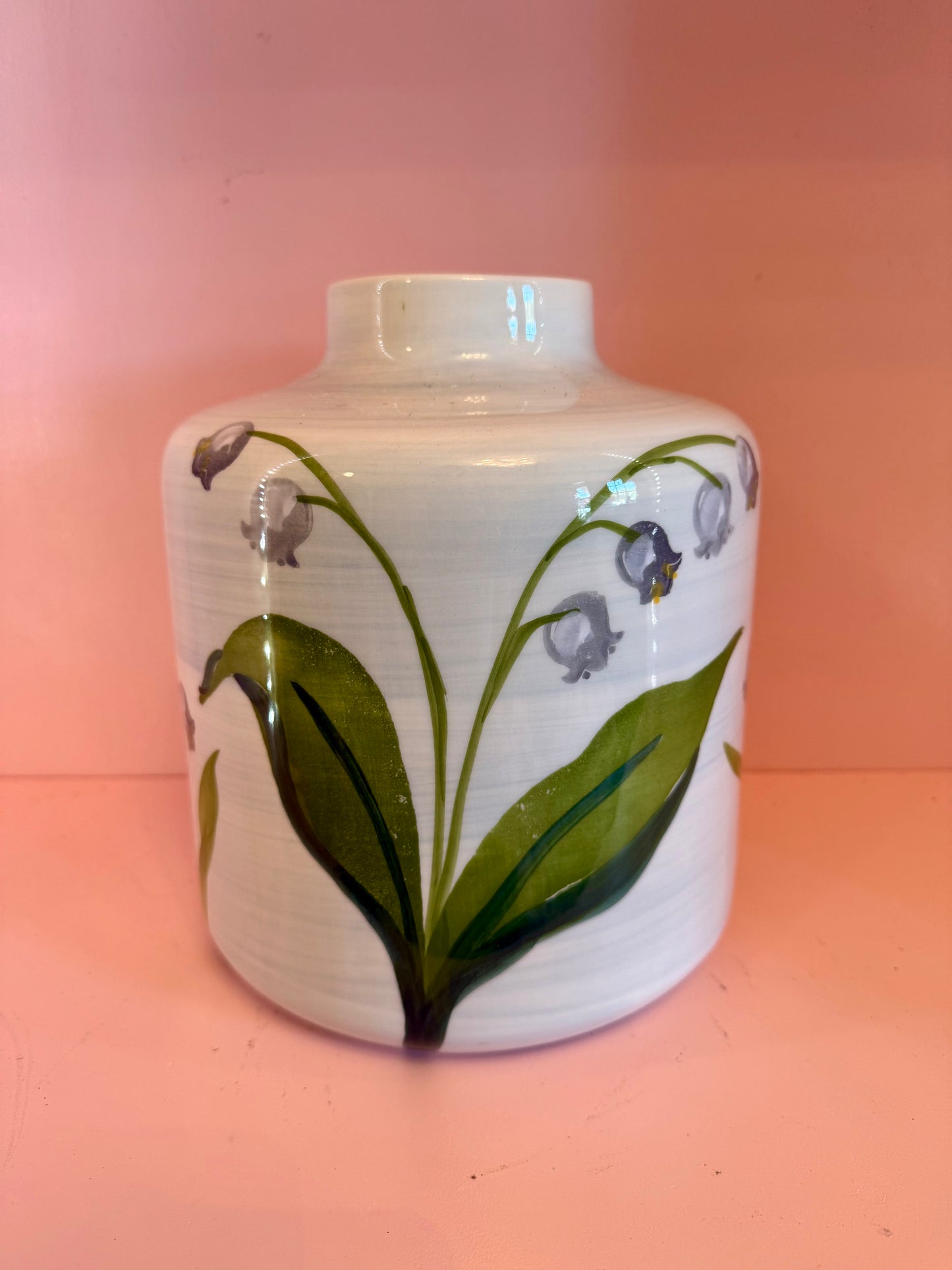 Lily of the Valley Ceramic Vase