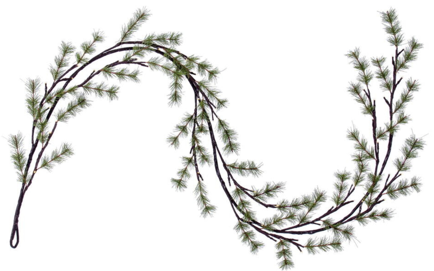 6' Green Mini Pine Twig Garland