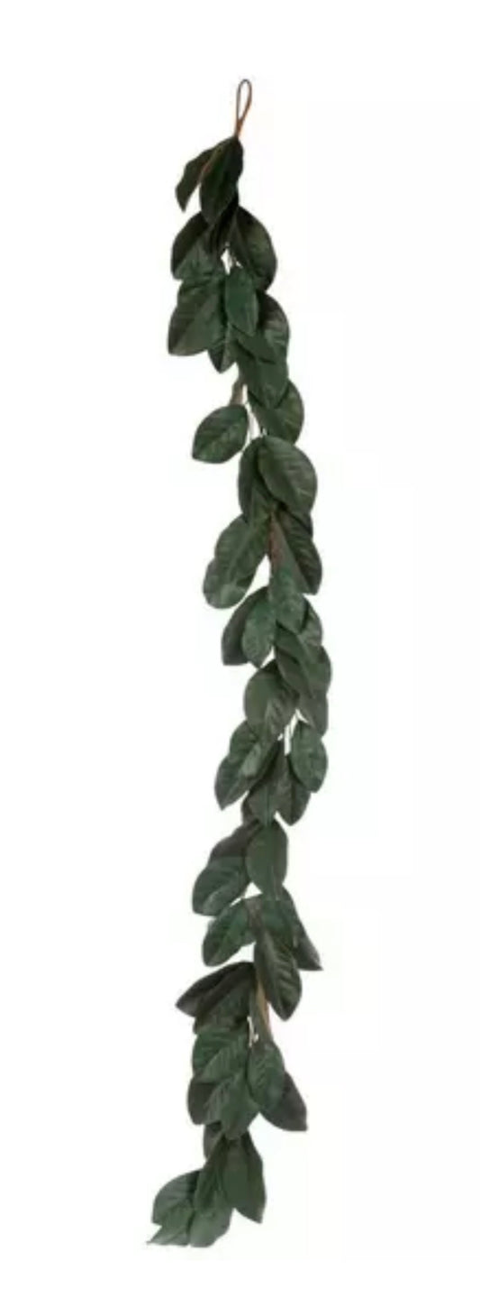 6' Magnolia Leaf Garland