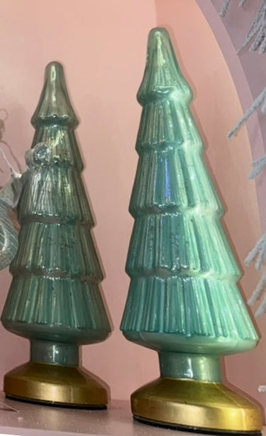Mint Green Table Top Trees