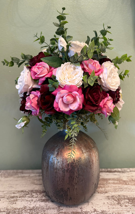 Burgundy Blush Rose Garden