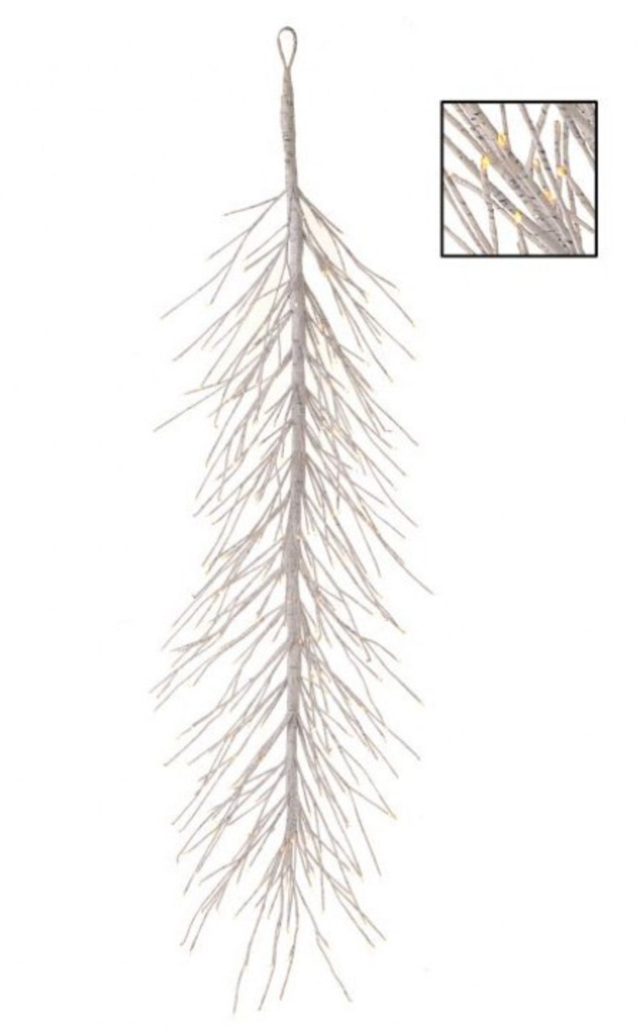 48" LED BIRCH GARLAND PLUG IN/REMOTE