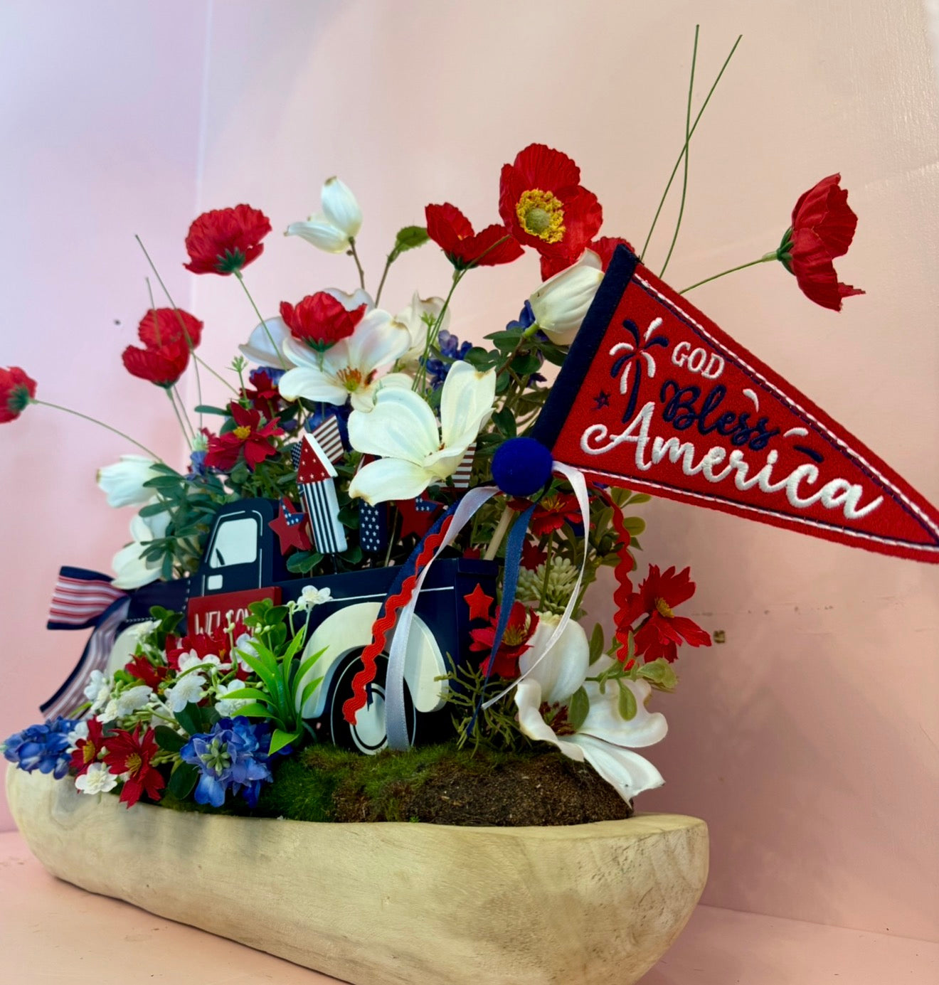 Star Spangled Truck Centerpiece