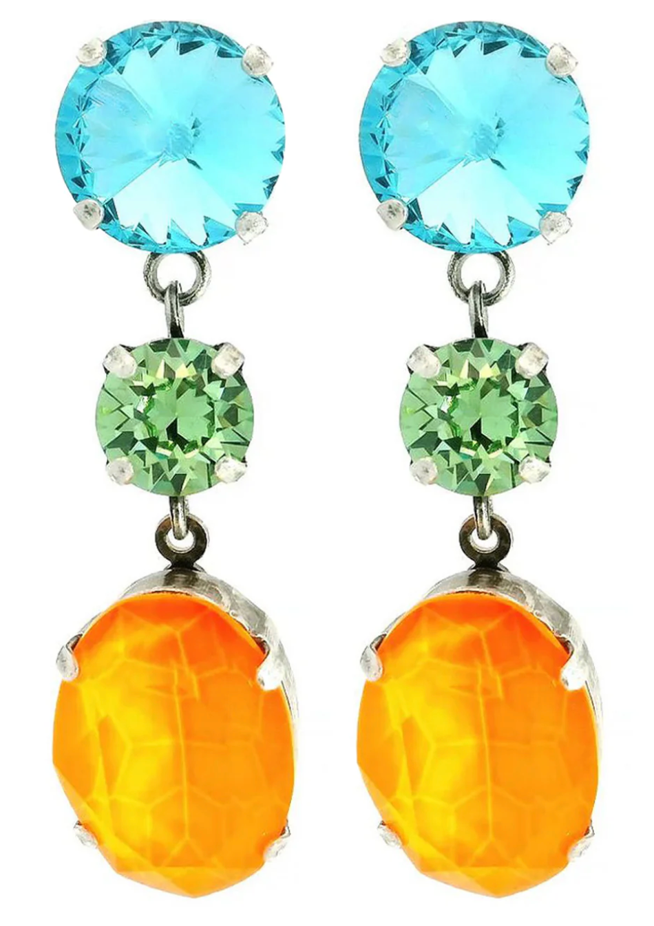 Medora Earrings-Watermelon Rainbow