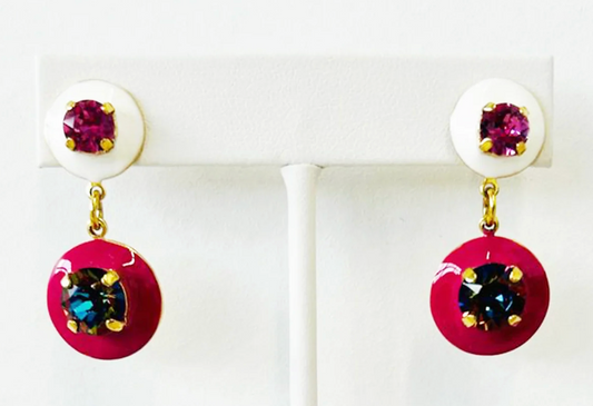 Janie II Earrings-Rose