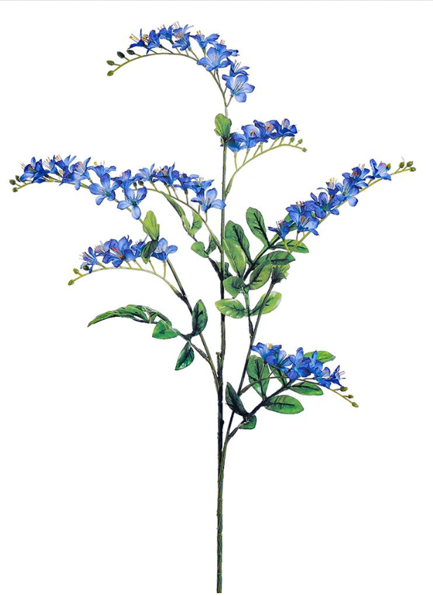 30" BLUE VINCA SPRAY