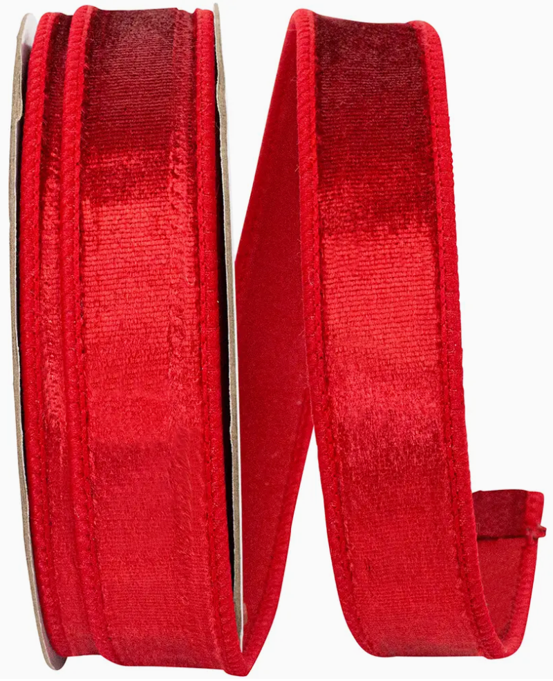 1" RED VELVET RIBBON