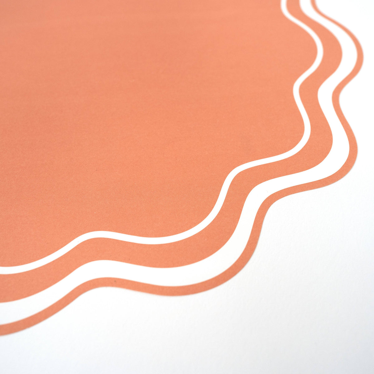 14" Scalloped Paper Placemats - 12 Per Pack