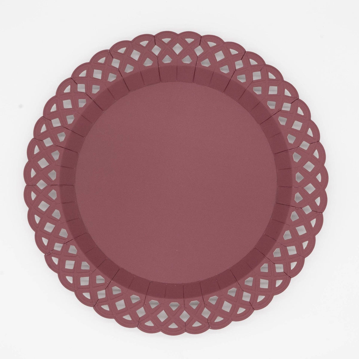 11.5" Basketweave Dinner Paper Plates - Pack of 8