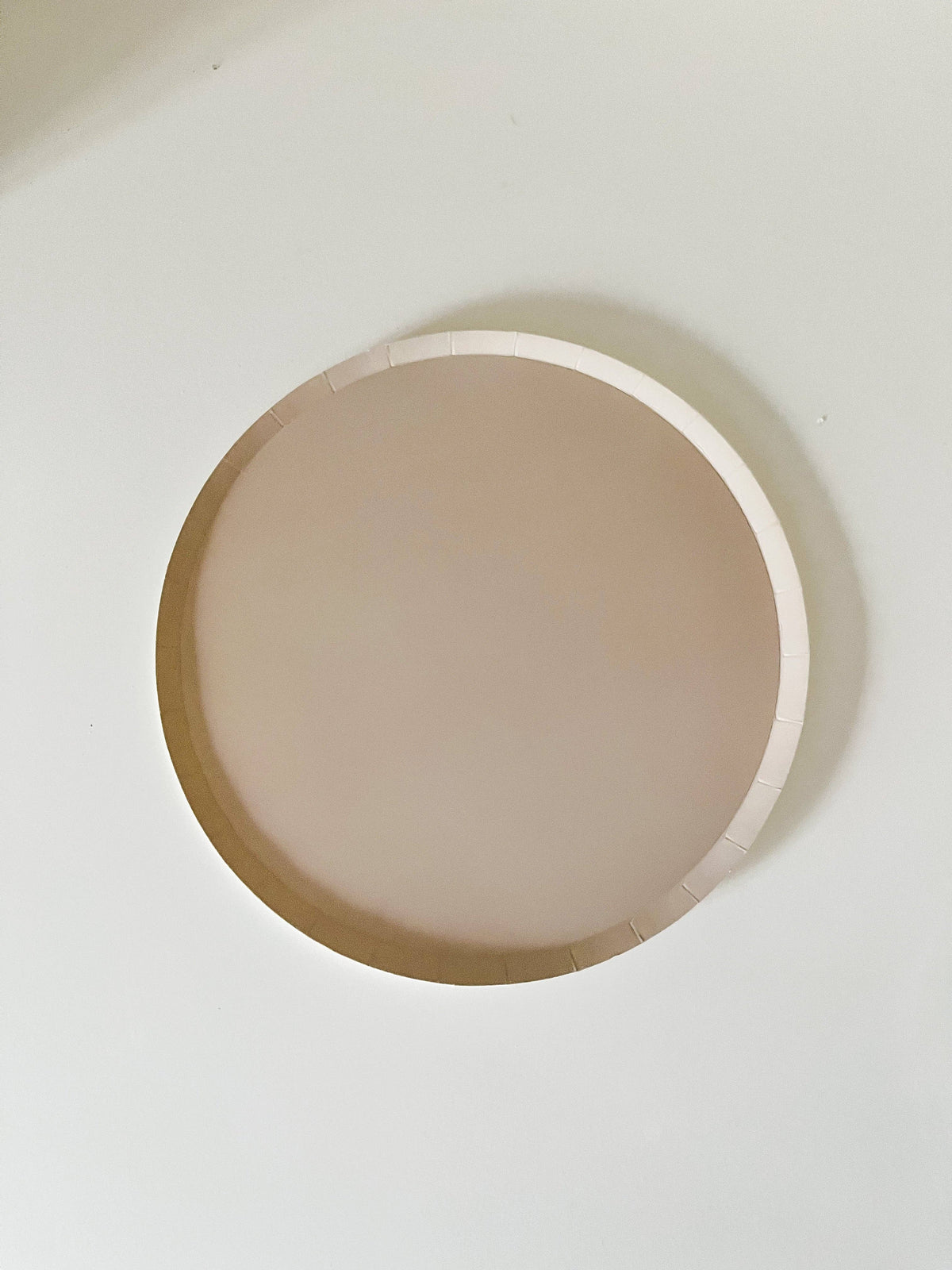 9" Classic Beige Paper Plates - 8 Per Set