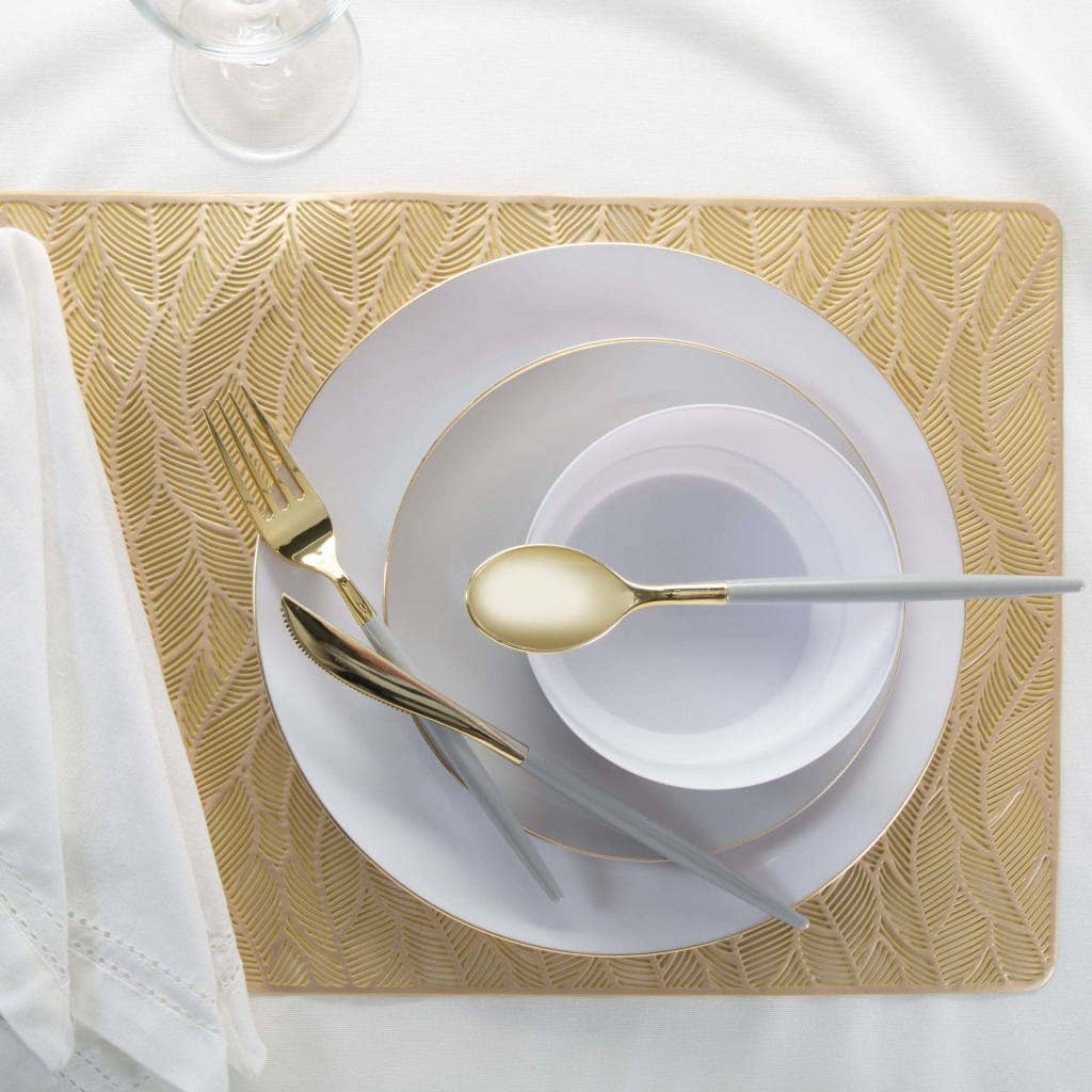 Vine Laser Cut Placemat in Gold