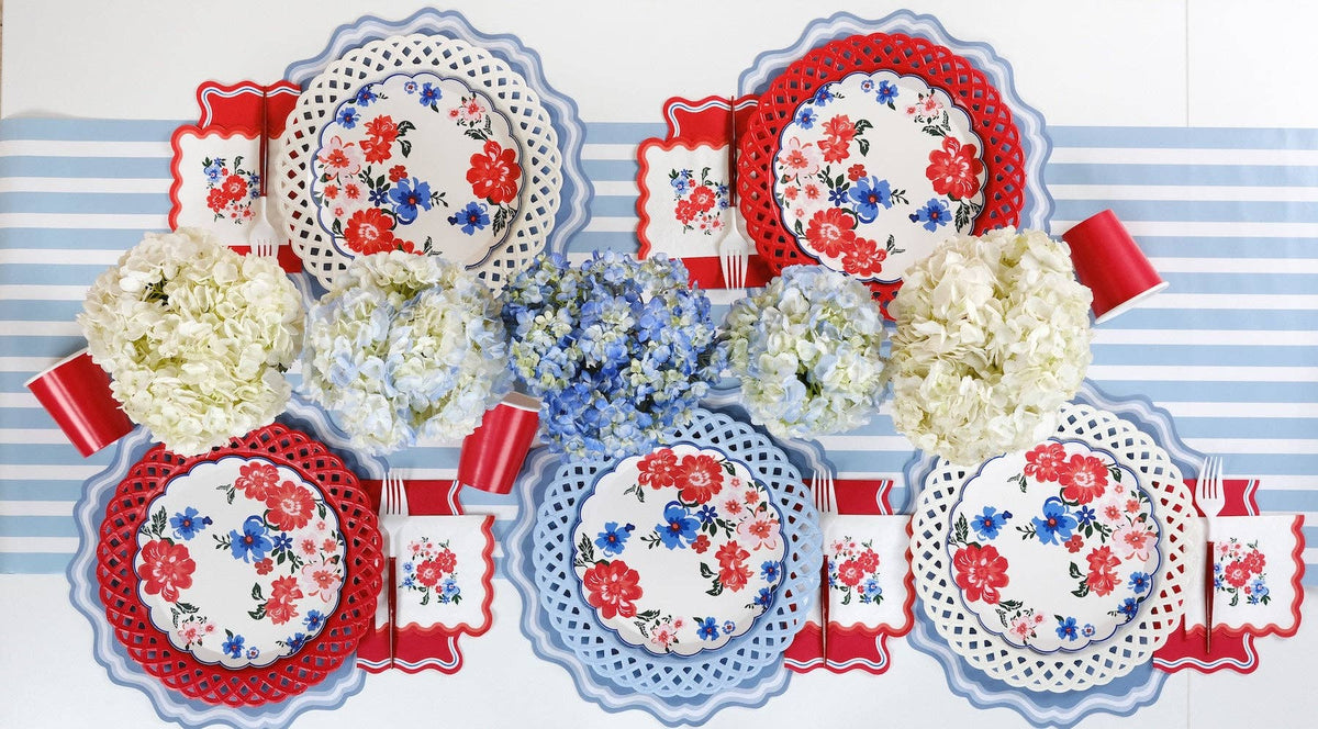 Summer Floral Cocktail Napkins - 16 Per Pack