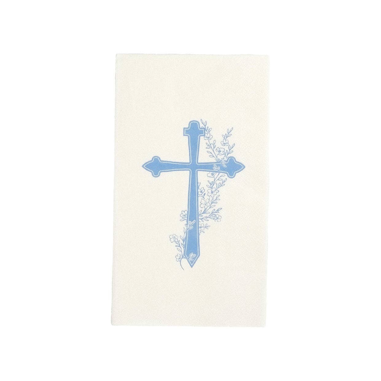Cross Floral Elegance Guest Towels - 16 Per Pack