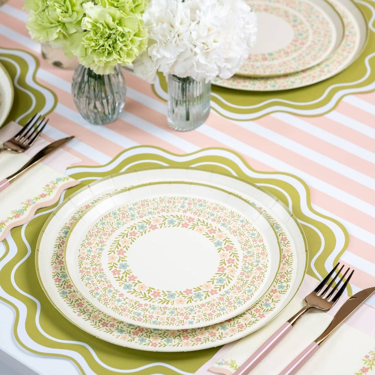 Striped Table Paper Runners