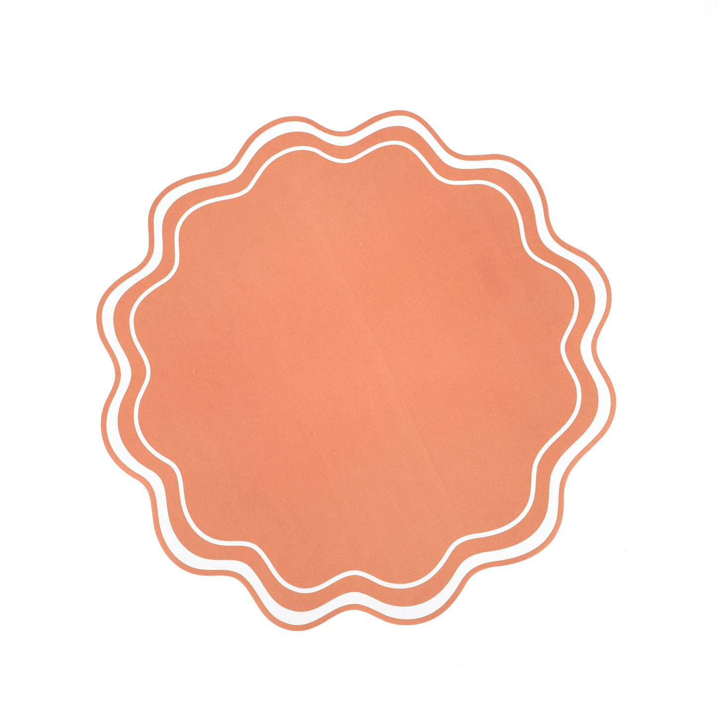 14" Scalloped Paper Placemats - 12 Per Pack